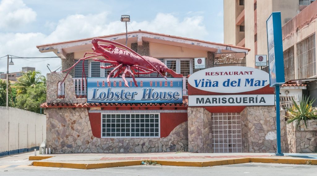 Restaurant Viña del Mar Lobster House en Isla Margarita